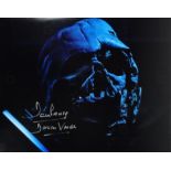 STAR WARS - DAVE PROWSE (D.2020) - FORCE AWAKENS SIGNED 8X10" PHOTO