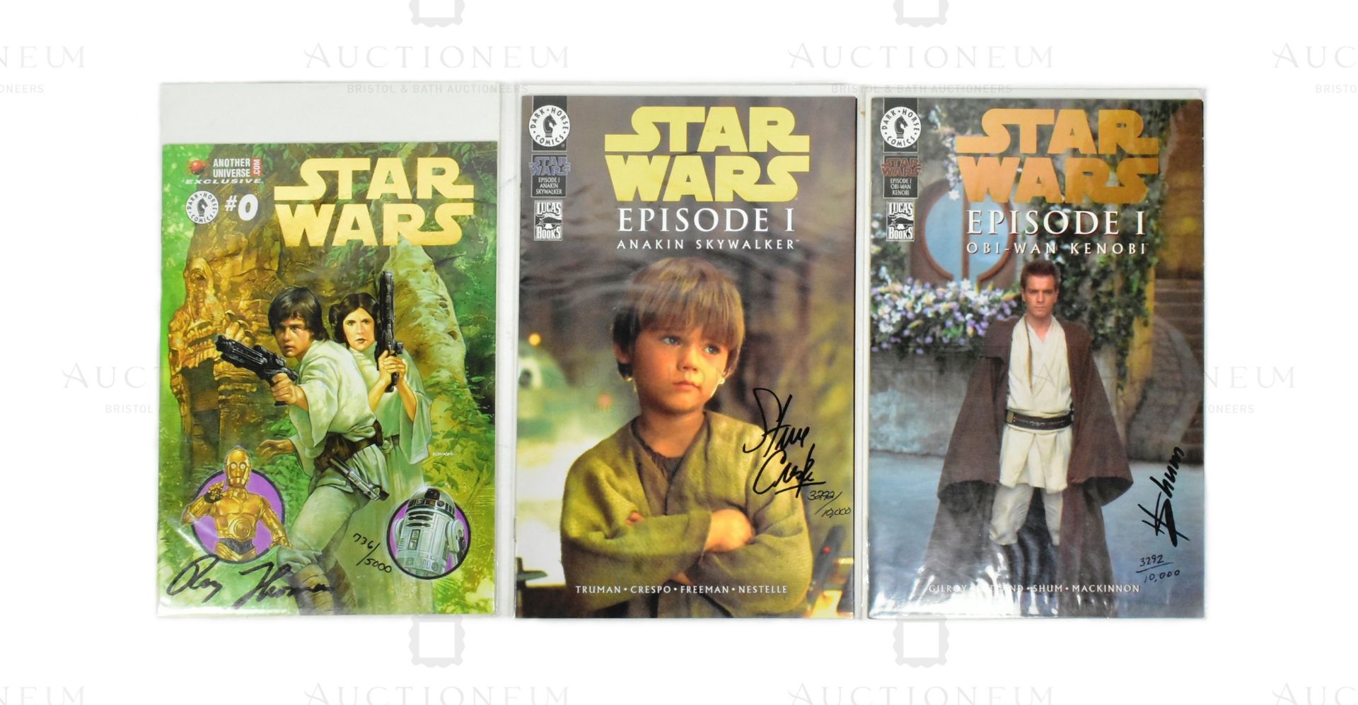 STAR WARS - DARK HORSE COMIC BOOKS - SIGNED EXCLUSIVE ISSUES