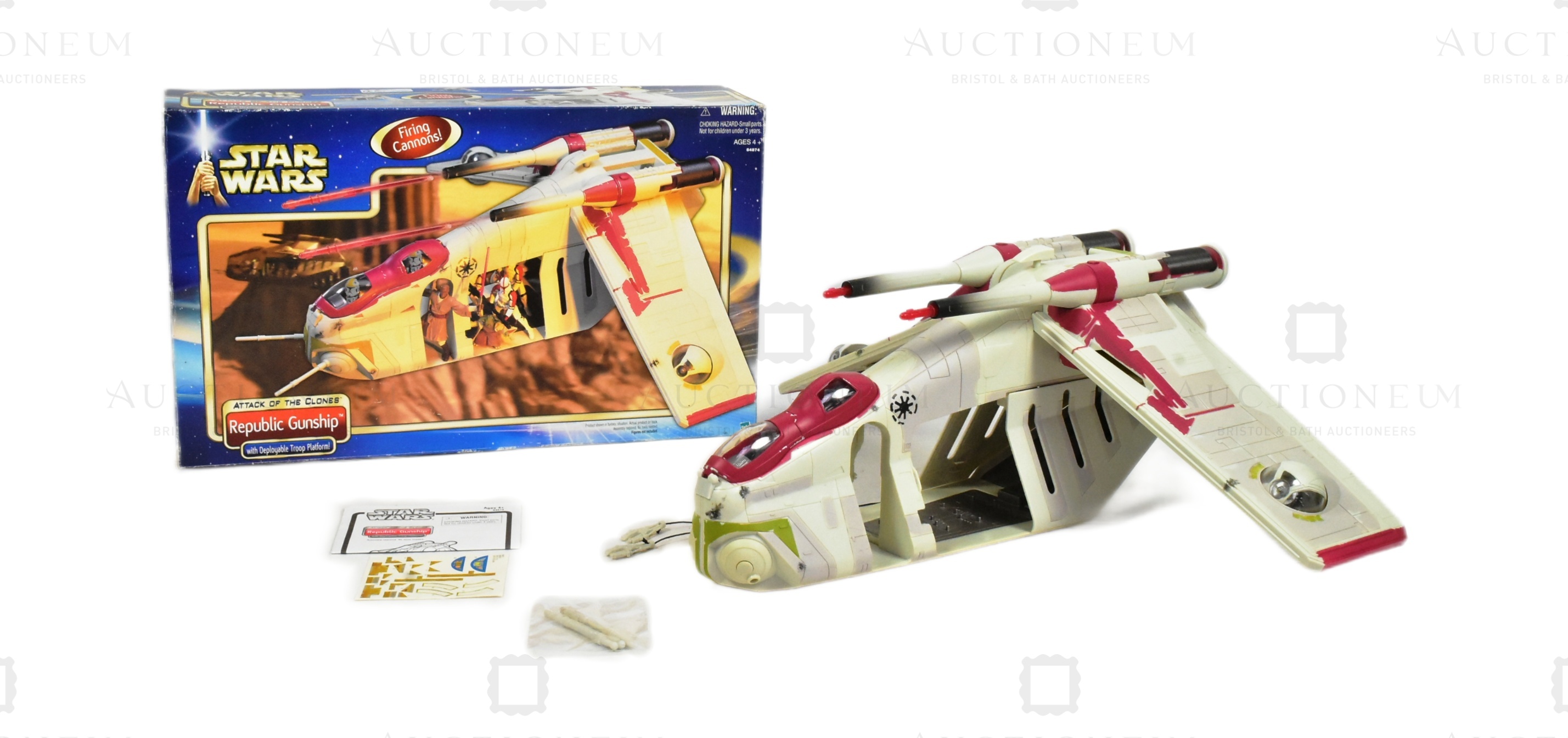 STAR WARS - ATTACK OF THE CLONES - REPUBLIC GUNSHIP PLAYSET