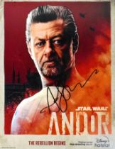 STAR WARS - ANDOR - ANDY SERKIS - AUTOGRAPHED 8X10" PHOTO - ACOA