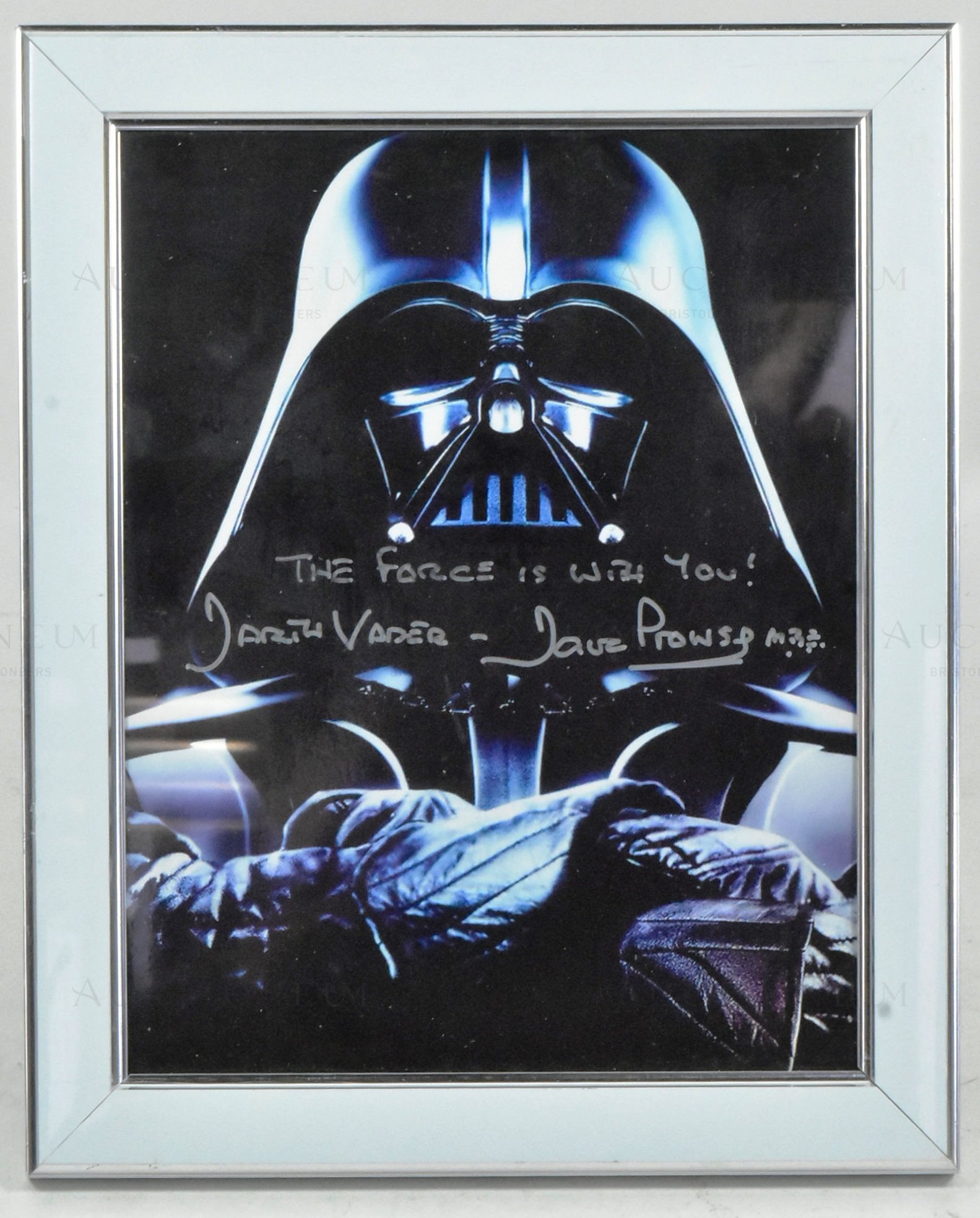 ESTATE OF DAVE PROWSE - AUTOGRAPHED 8X10" STAR WARS PHOTOGRAPH