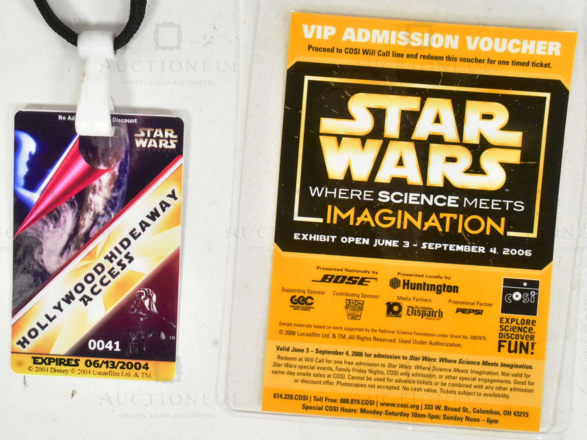 ESTATE OF JEREMY BULLOCH - STAR WARS - VARIOUS EVENT LANYARDS - Image 2 of 6