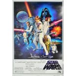 ESTATE OF DAVE PROWSE - STAR WARS - AUTOGRAPHED FULL SIZE POSTER