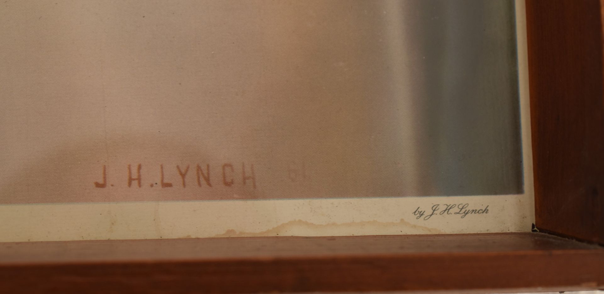 AFTER J. H. LYNCH - TINA - RETRO 20TH CENTURY FRAMED PRINT - Bild 3 aus 5