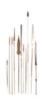 LARGE COLLECTION OF AFRICAN TRIBAL SPEARS