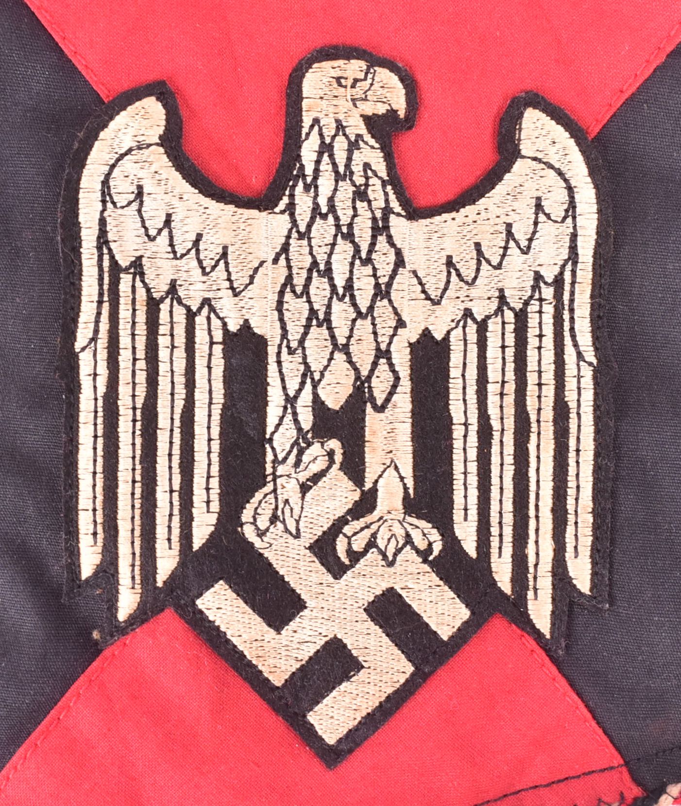 WWII SECOND WORLD WAR GERMAN PANZER PENNANT - Image 3 of 3