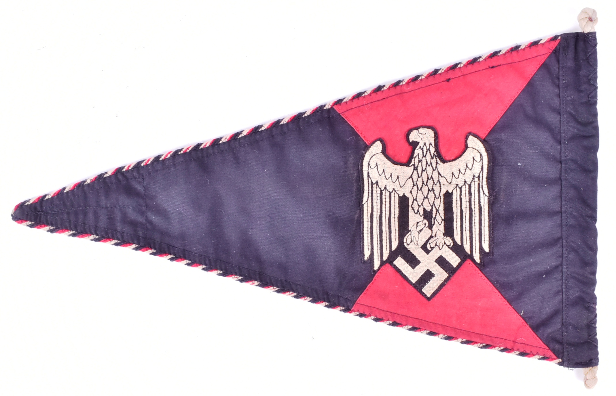 WWII SECOND WORLD WAR GERMAN PANZER PENNANT - Image 2 of 3