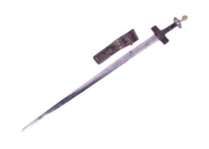 MID 20TH CENTURY NORTH AFRICAN TUAREG SWORD