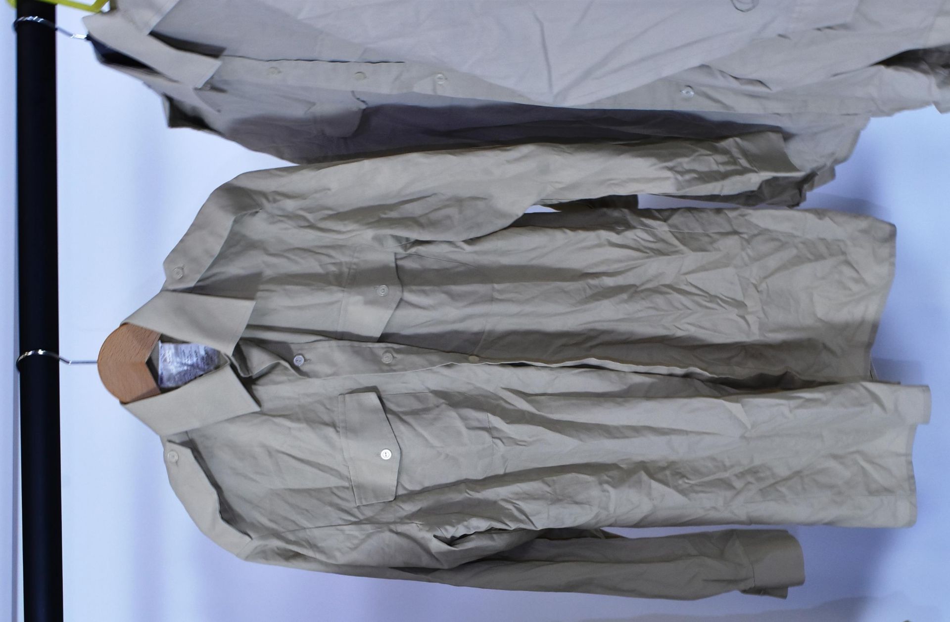 COLLECTION OF ASSORTED DESERT TAN MILITARY SHIRTS - Image 5 of 5