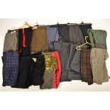 LARGE COLLECTION OF FANCY DRESS / THEATRE MEN SUIT TROUSERS