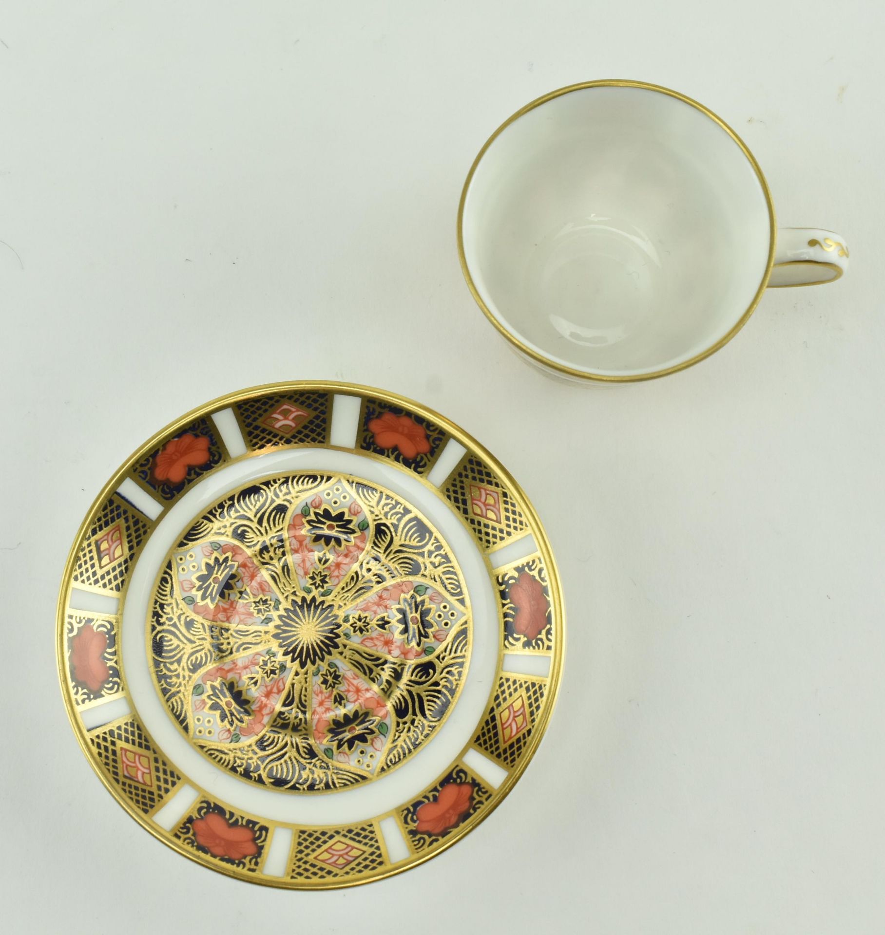 ROYAL CROWN DERBY OLD IMARI CHINA MINIATURE TEA SET - Image 11 of 12