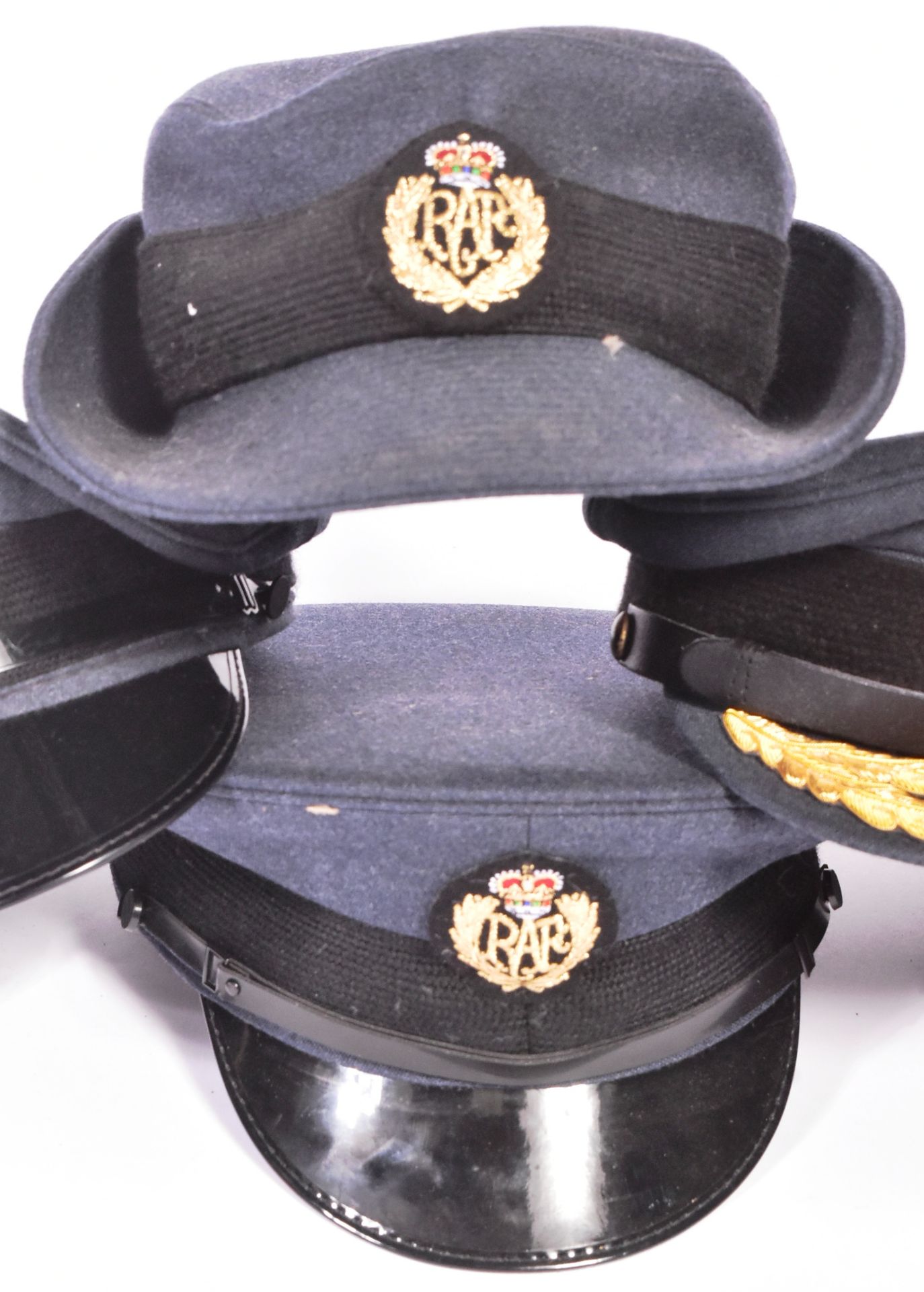 COLLECTION OF POST WAR / REENACTMENT RAF PEAKED CAPS - Image 3 of 5