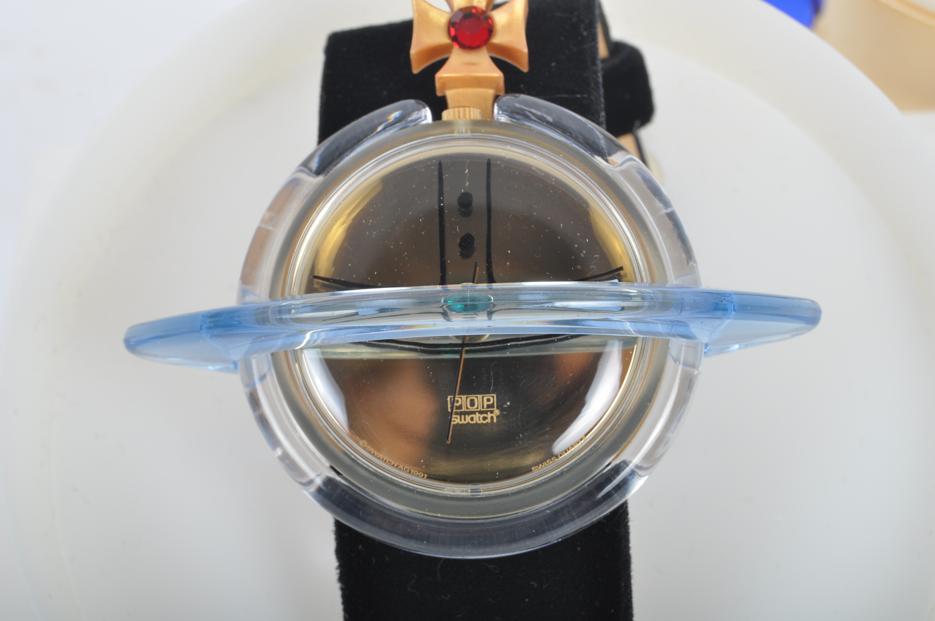 VIVIENNE WESTWOOD X POP SWATCH - ORB - LIMITED ED. 1993 WATCH - Image 5 of 6