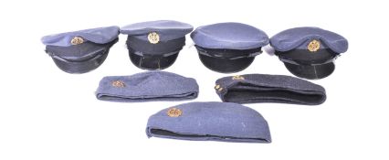 COLLECTION OF POST WAR REENACTMENT RAF PEAKED CAPS