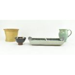 FOUR VINTAGE PIECES OF STUDIO POTTERY INCL. ULLRICH