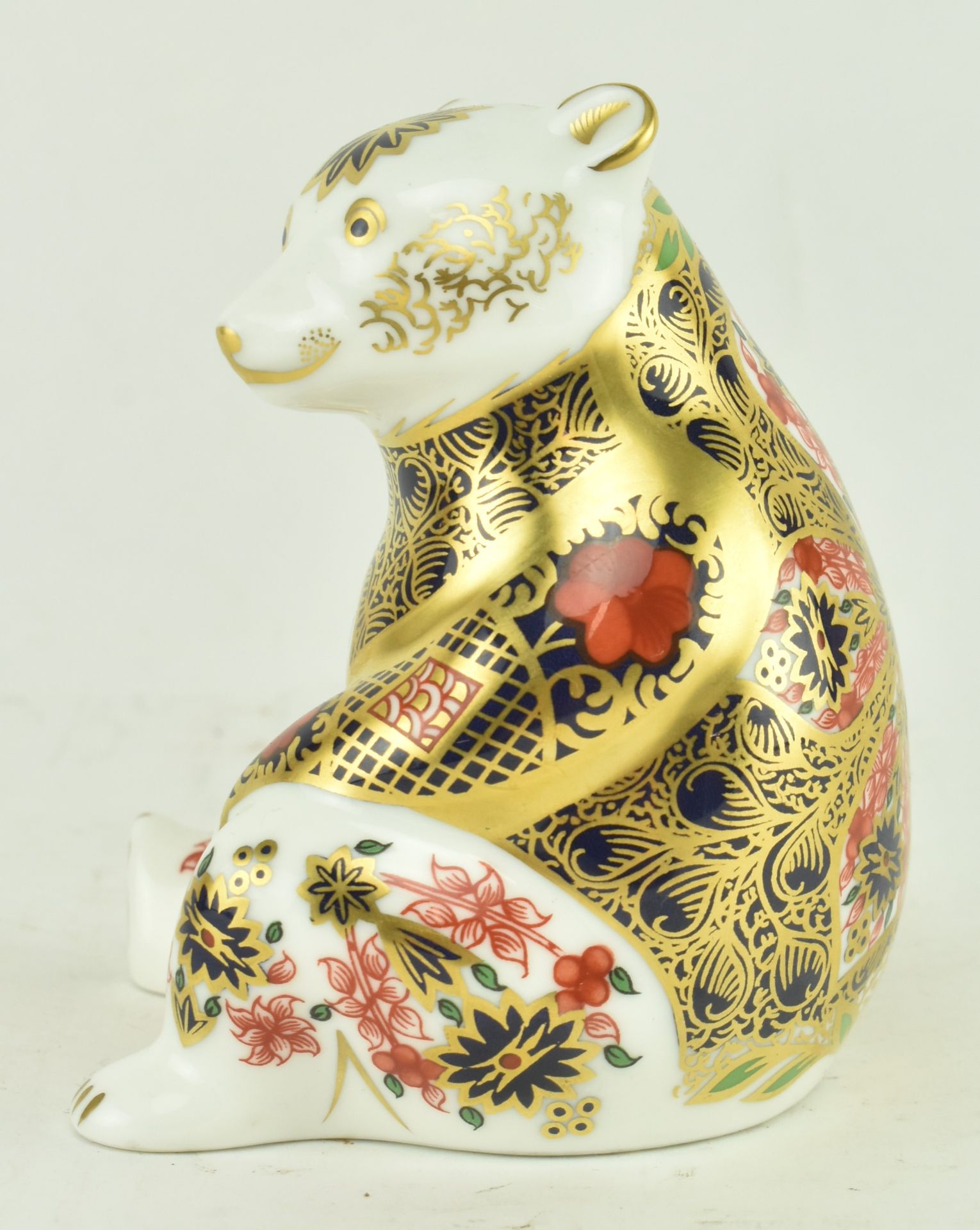 ROYAL CROWN DERBY OLD IMARI HONEY BEAR CHINA PAPERWEIGHT - Bild 4 aus 5