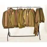 COLLECTION OF BRITISH MILITARY JACKETS / TUNICS WITH TROUSERS
