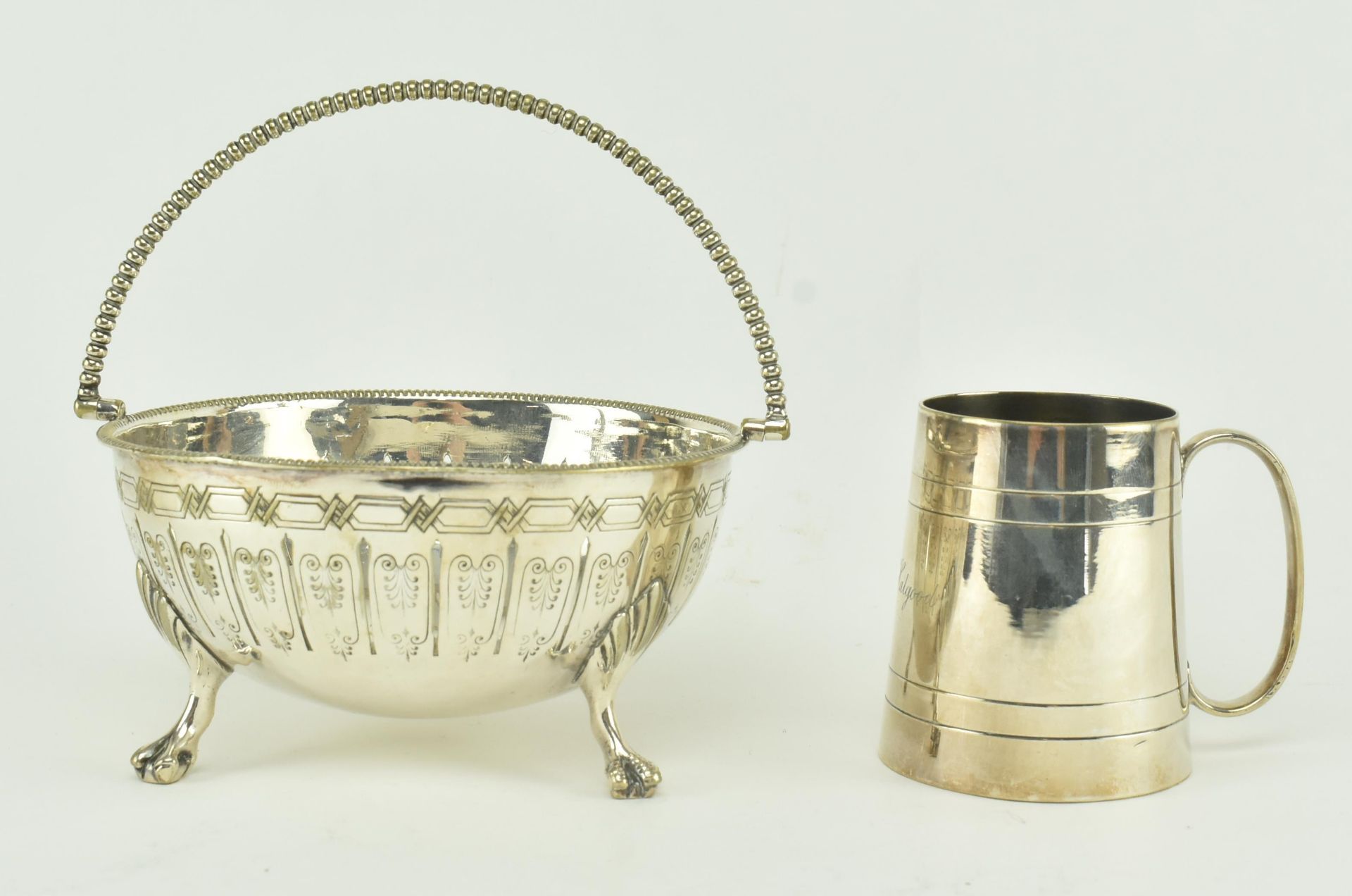 COLLECTION OF EDWARDIAN & LATER SILVER PLATED TABLEWARE - Bild 10 aus 10