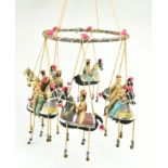 VINTAGE INDIAN STYLE HANGING MOBILE WITH HORSE RIDERS