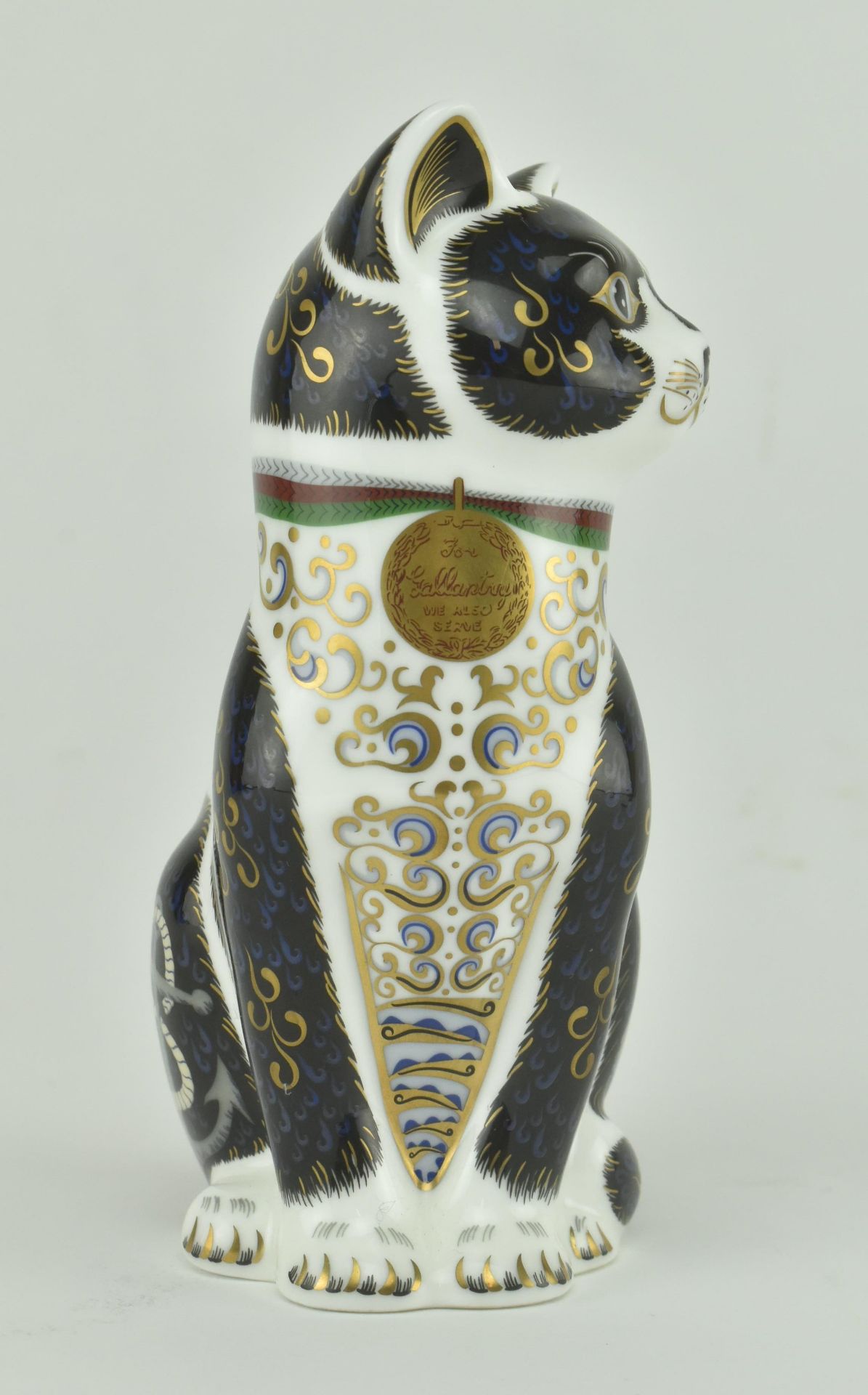 ROYAL CROWN DERBY - WAR CAT PAPERWEIGHT WITH GOLD STOPPER - Bild 2 aus 7