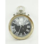 VINTAGE WALL HANGING POCKET WATCH CLOCK