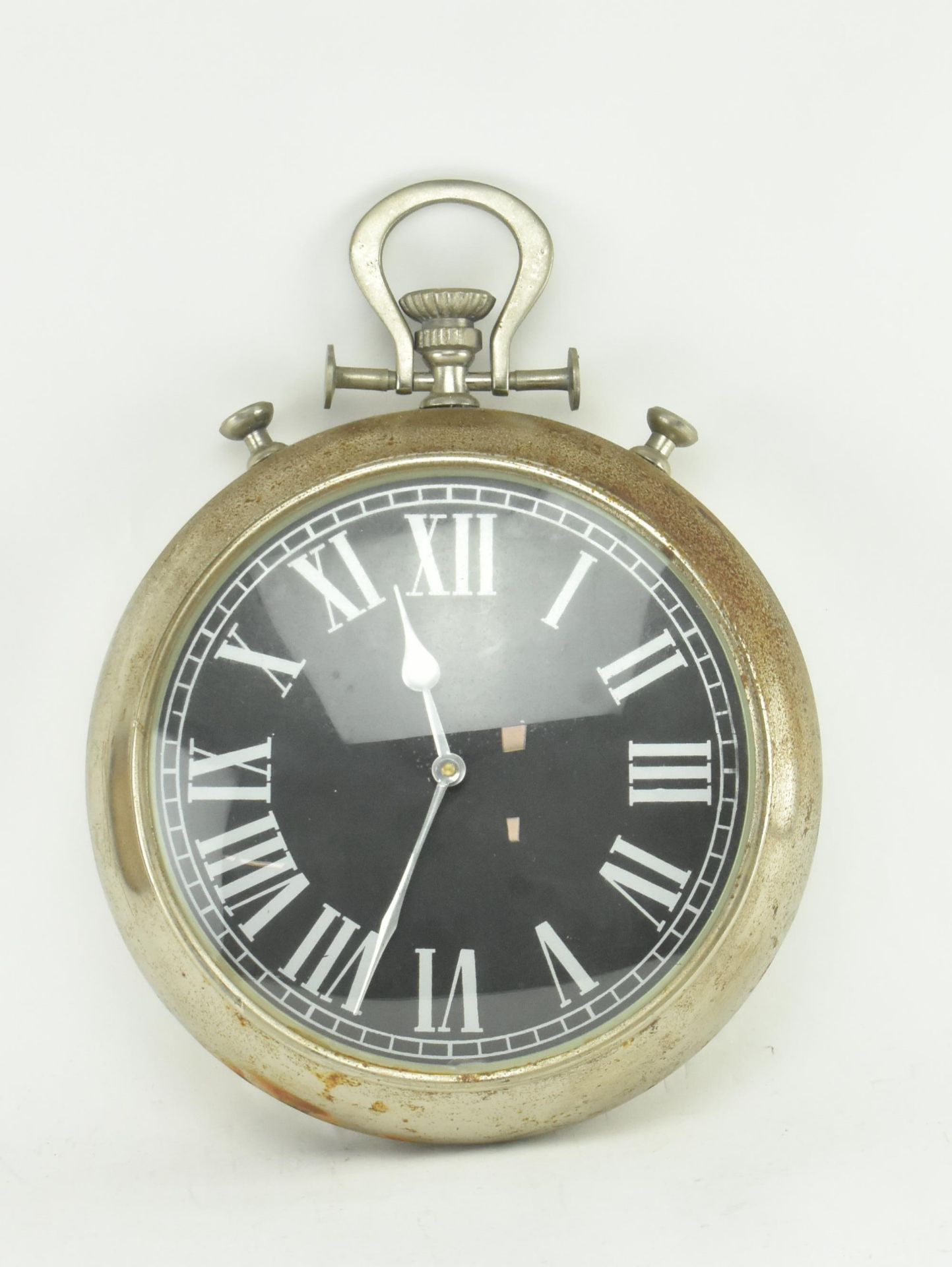 VINTAGE WALL HANGING POCKET WATCH CLOCK