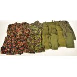 LARGE COLLECTION OF CAMOUFLAGE MILITARY / HUNTING UNIFORMS