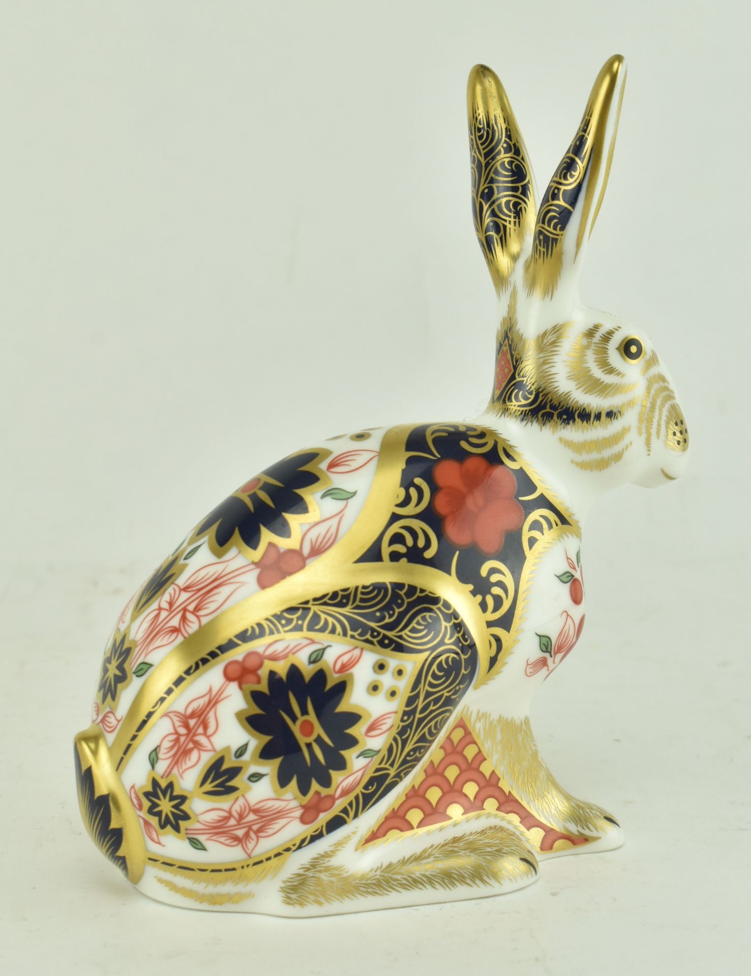 ROYAL CROWN DERBY OLD IMARI HARE FINE BONE CHINA PAPERWEIGHT - Image 2 of 6