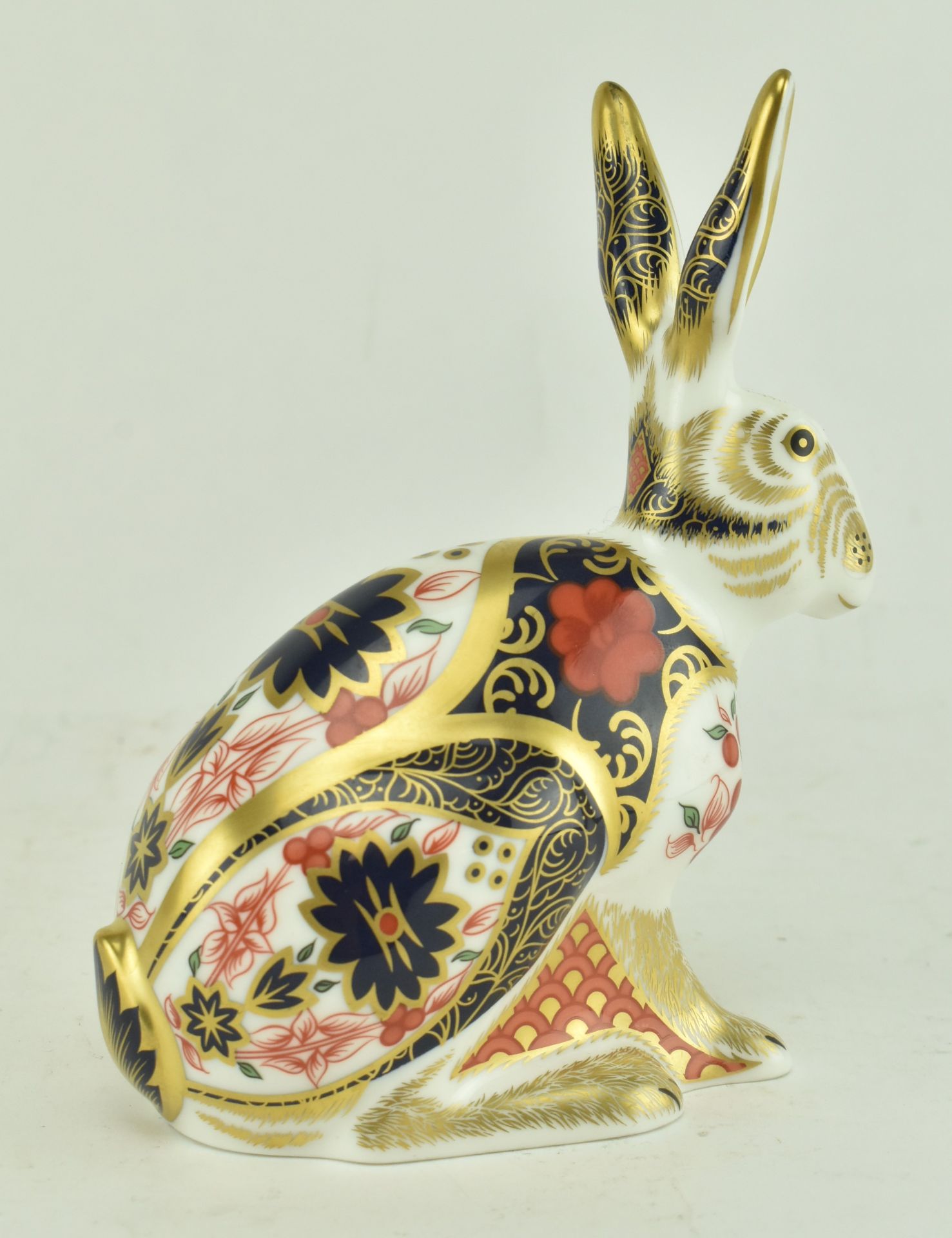 ROYAL CROWN DERBY OLD IMARI HARE FINE BONE CHINA PAPERWEIGHT - Bild 2 aus 6