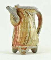 RUTHANNE TUDBALL - STUDIO POTTERY SODA GLAZED POURING JUG