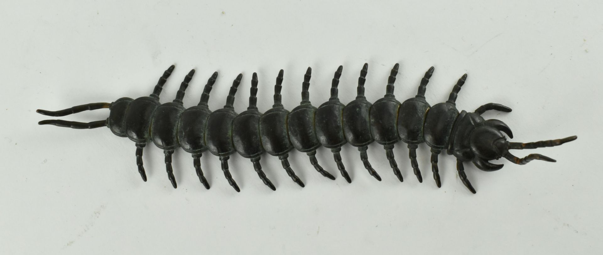 19TH CENTURY JAPANESE BRONZE ARTICULATED CENTIPEDE - Image 2 of 5