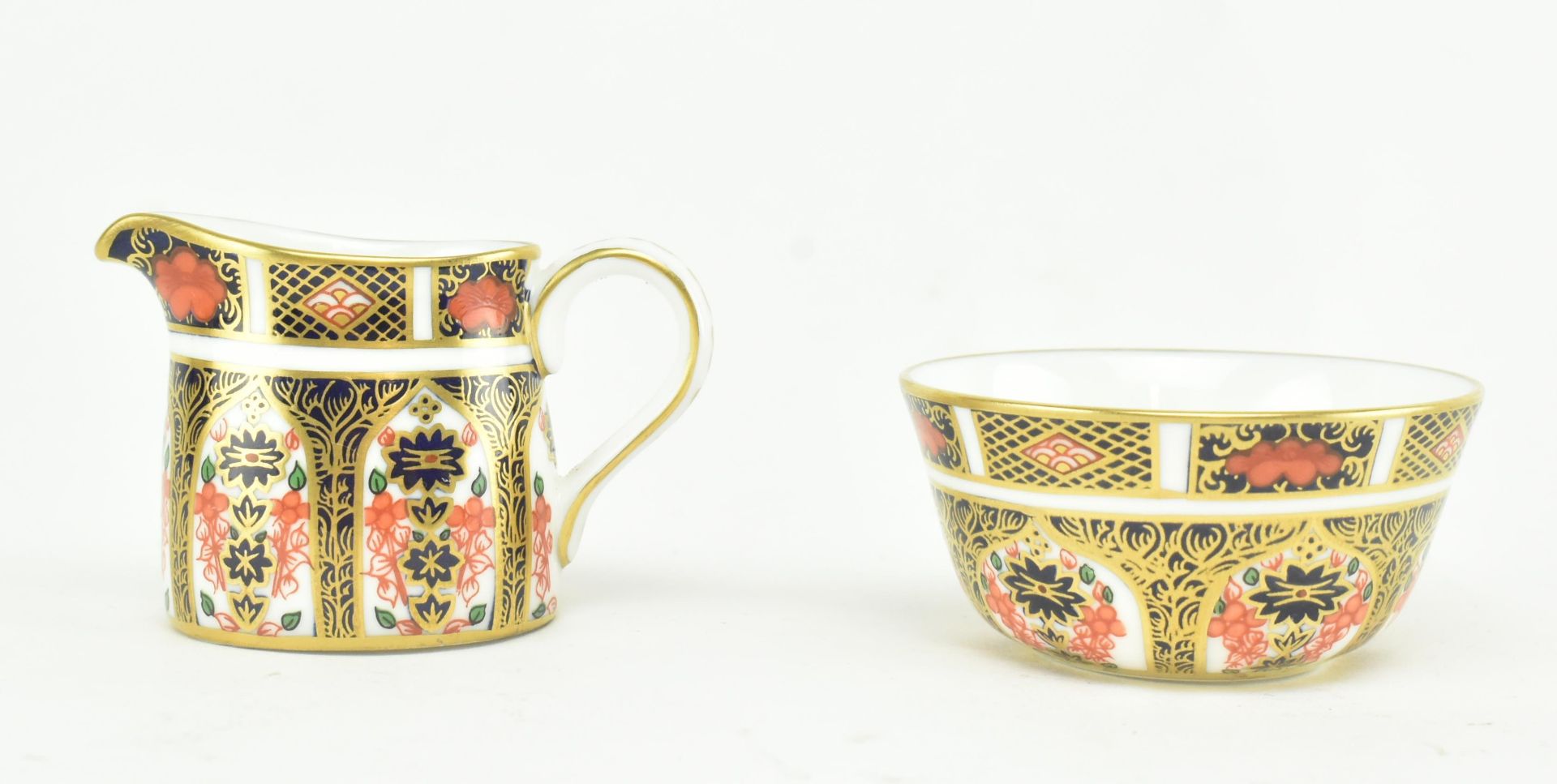 ROYAL CROWN DERBY OLD IMARI CHINA MINIATURE TEA SET - Image 5 of 12