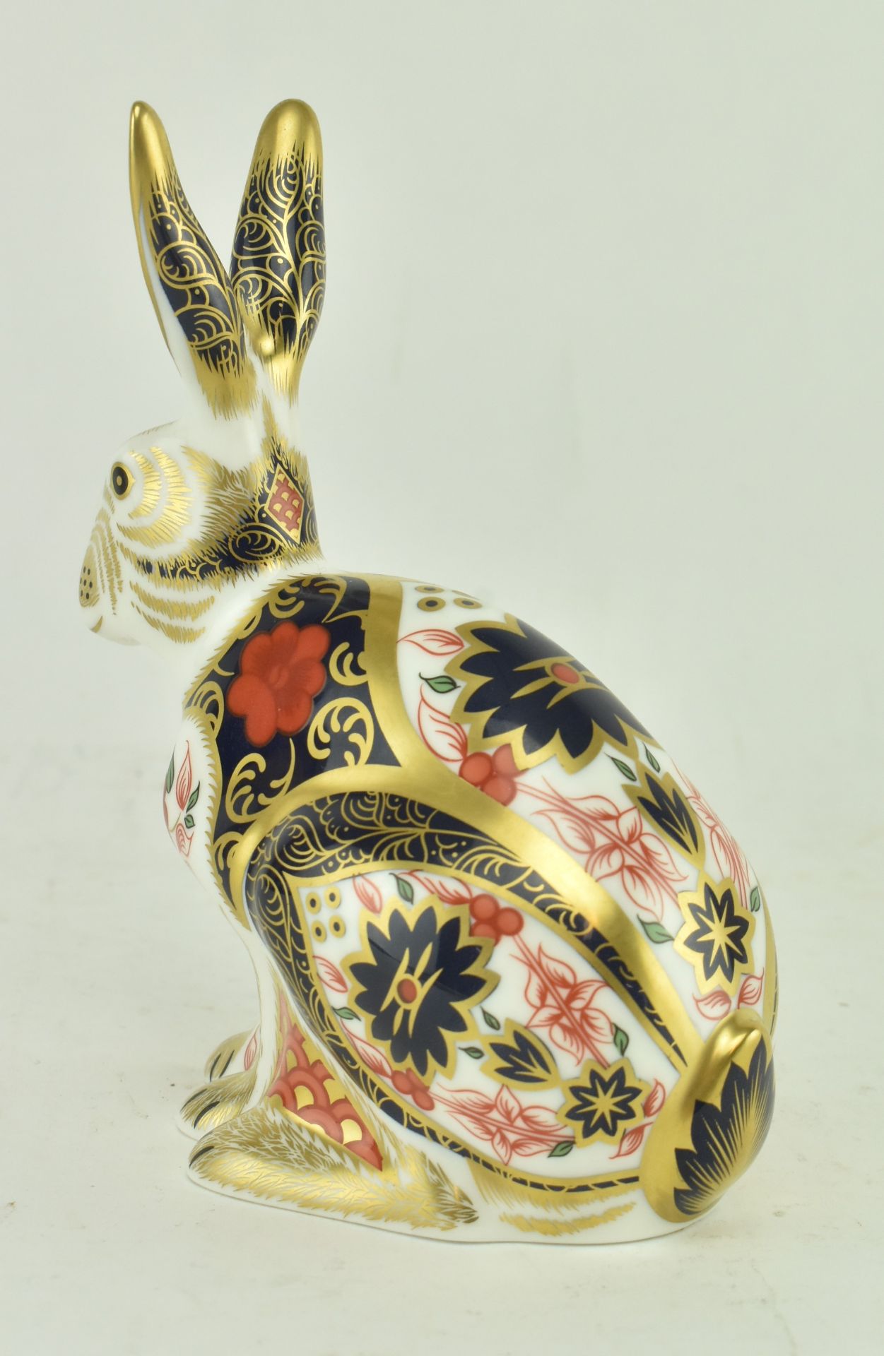 ROYAL CROWN DERBY OLD IMARI HARE FINE BONE CHINA PAPERWEIGHT - Image 3 of 6