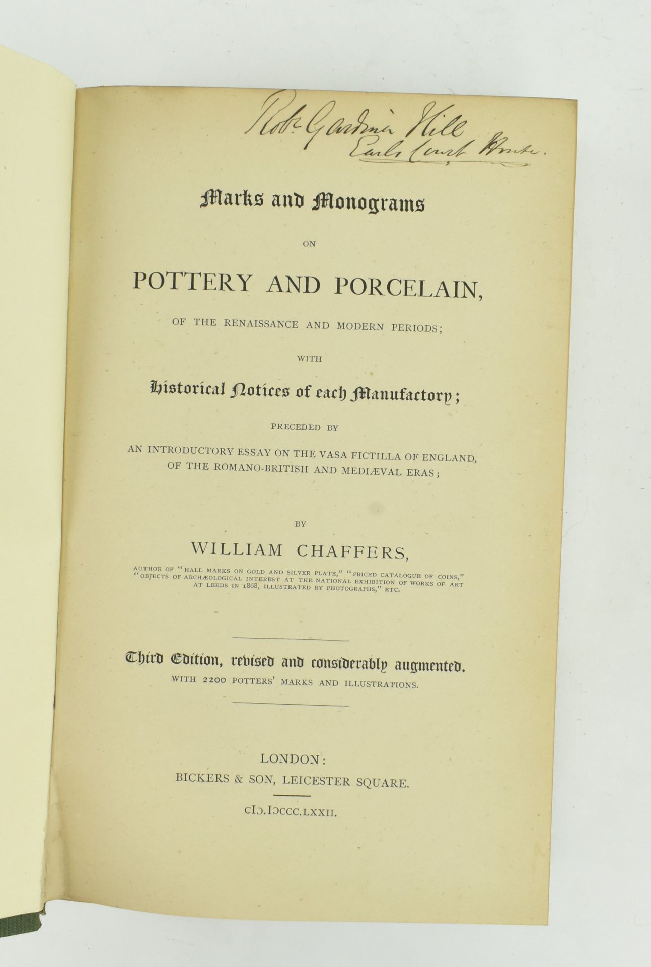 TWO VICTORIAN & EDWARDIAN REFERENCE BOOKS ON POTTERY MARKS - Image 3 of 10