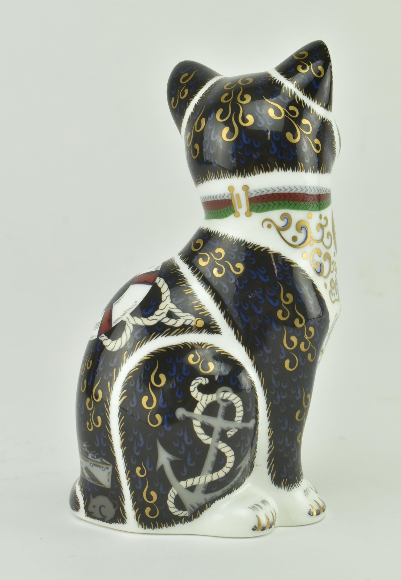 ROYAL CROWN DERBY - WAR CAT PAPERWEIGHT WITH GOLD STOPPER - Image 4 of 7