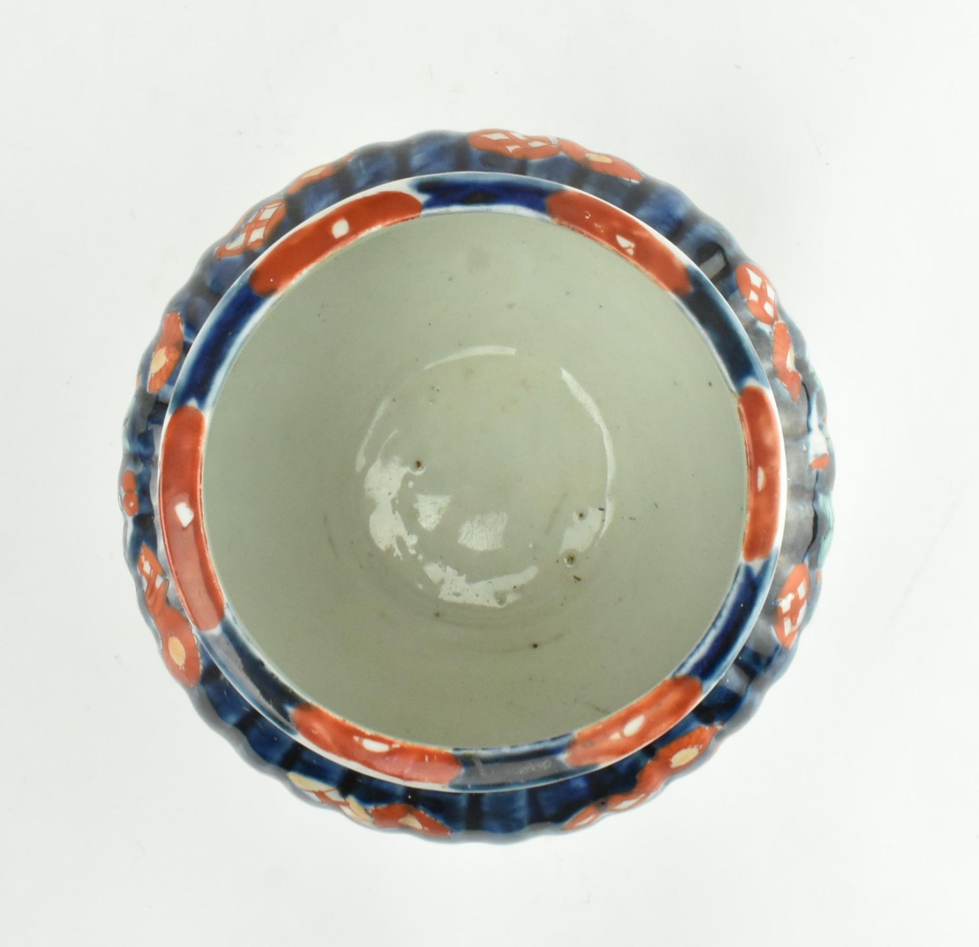 TWO 19TH CENTURY JAPANESE IMARI CERAMIC CENTERPIECE BOWLS - Image 4 of 6