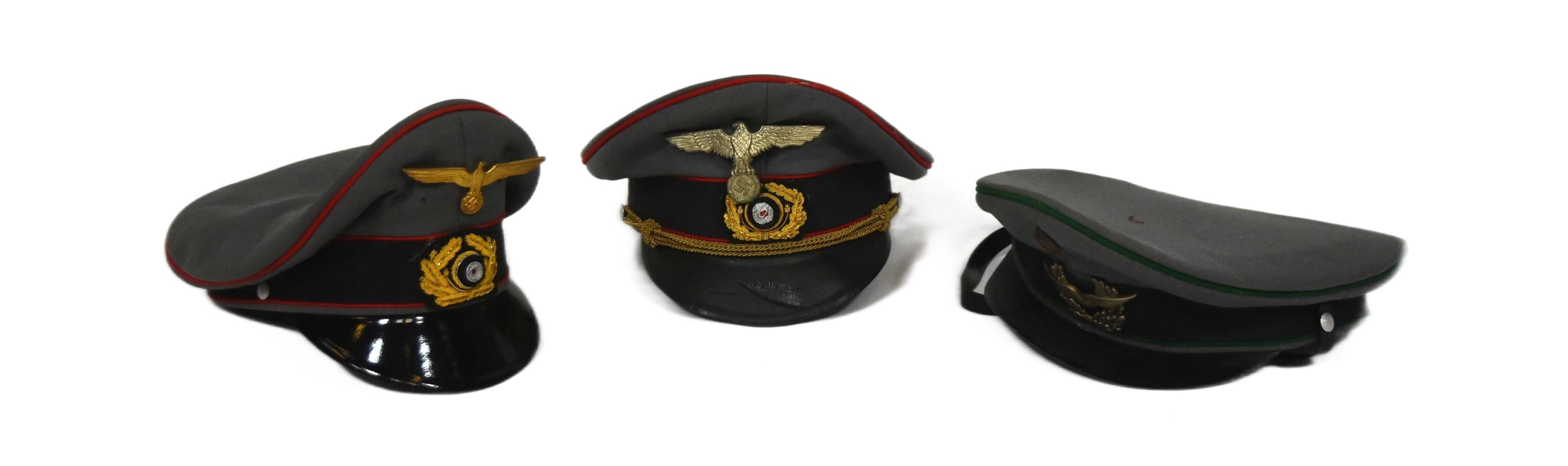 GERMAN MILITARY - X3 REPLICA GERMAN MILITARY VISORS