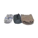 THREE ASSORTED MILITARY KIT BAGS
