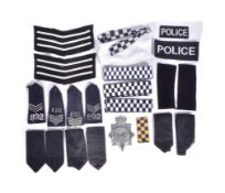 COLLECTION OF BRITISH POLICE SHOULDER BOARDS & PATCHES