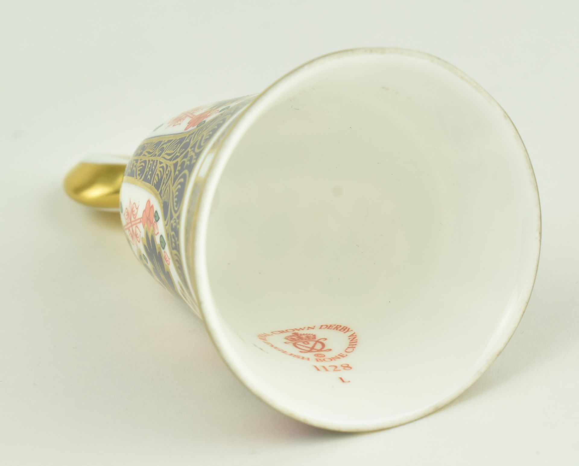 TWO ROYAL CROWN DERBY FINE BONE CHINA BELLS - Image 8 of 10