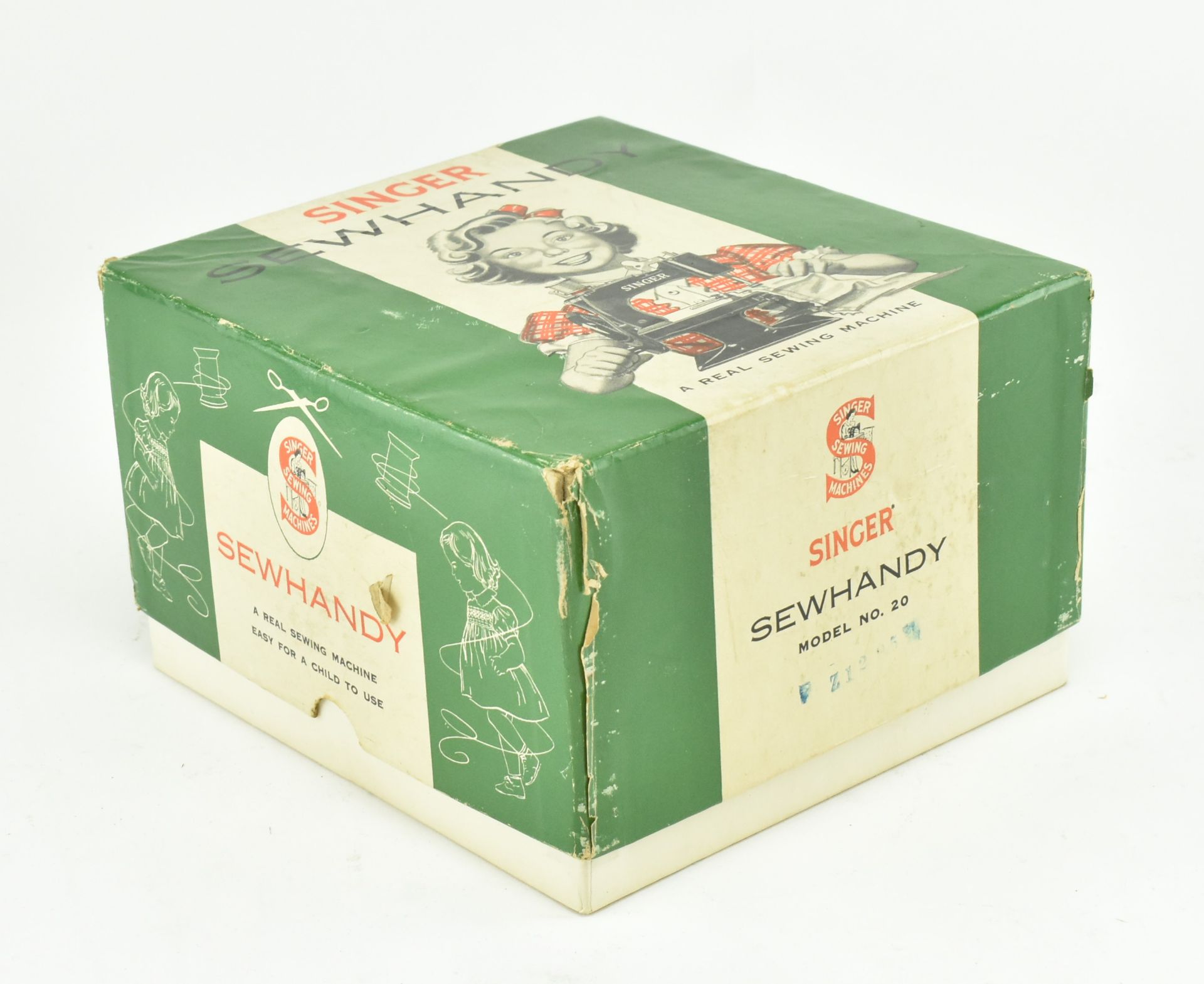 SINGER SEWHANDY CHILD'S SEWING MACHINE IN ORIGINAL BOX - Image 9 of 10