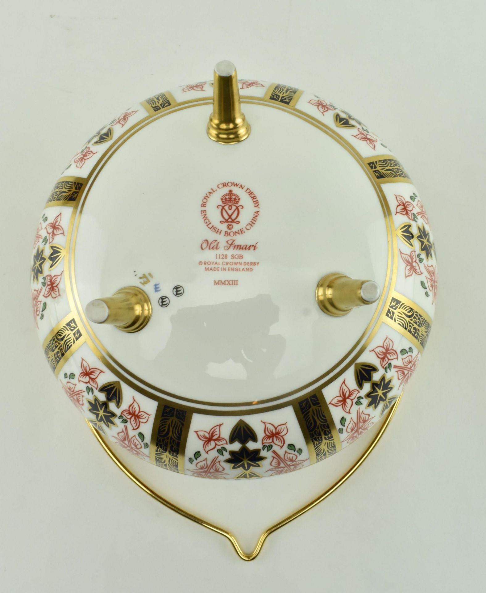 CONTEMPORARY ROYAL CROWN DERBY OLD IMARI CAULDRON - Image 7 of 8