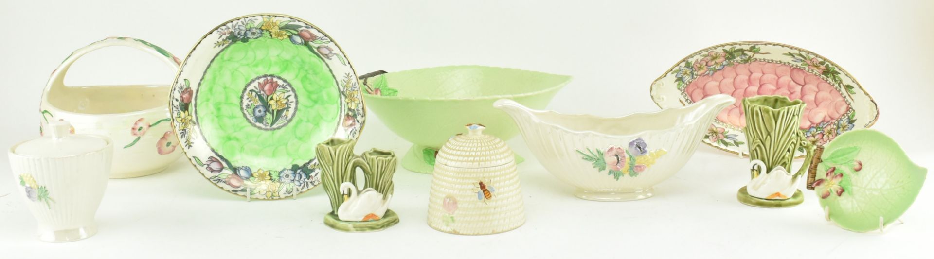 SYLVAC & MALING - COLLECTION OF MID CENTURY LUSTRE CERAMICS