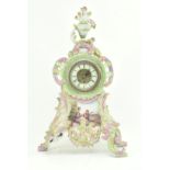 EARLY 20TH CENTURY MEISSEN STYLE PORCELAIN CLOCK