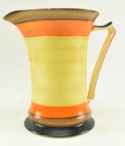 MYOTT, SON & CO - ART DECO STUDIO POTTERY HANDLED JUG VASE