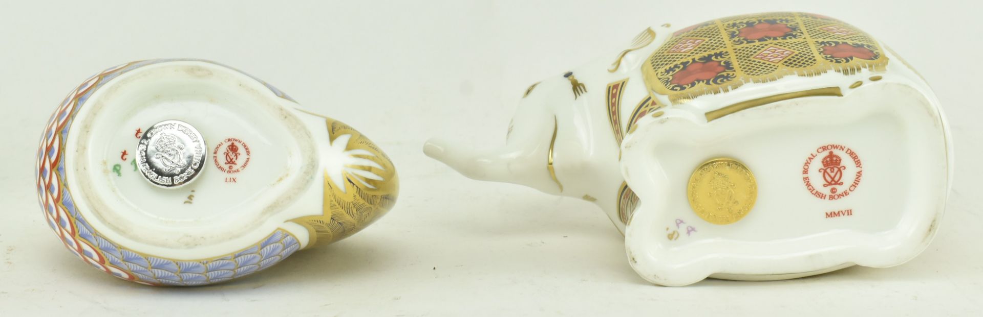 ROYAL CROWN DERBY FOUR FINE BONE CHINA PAPERWEIGHTS - Image 8 of 11