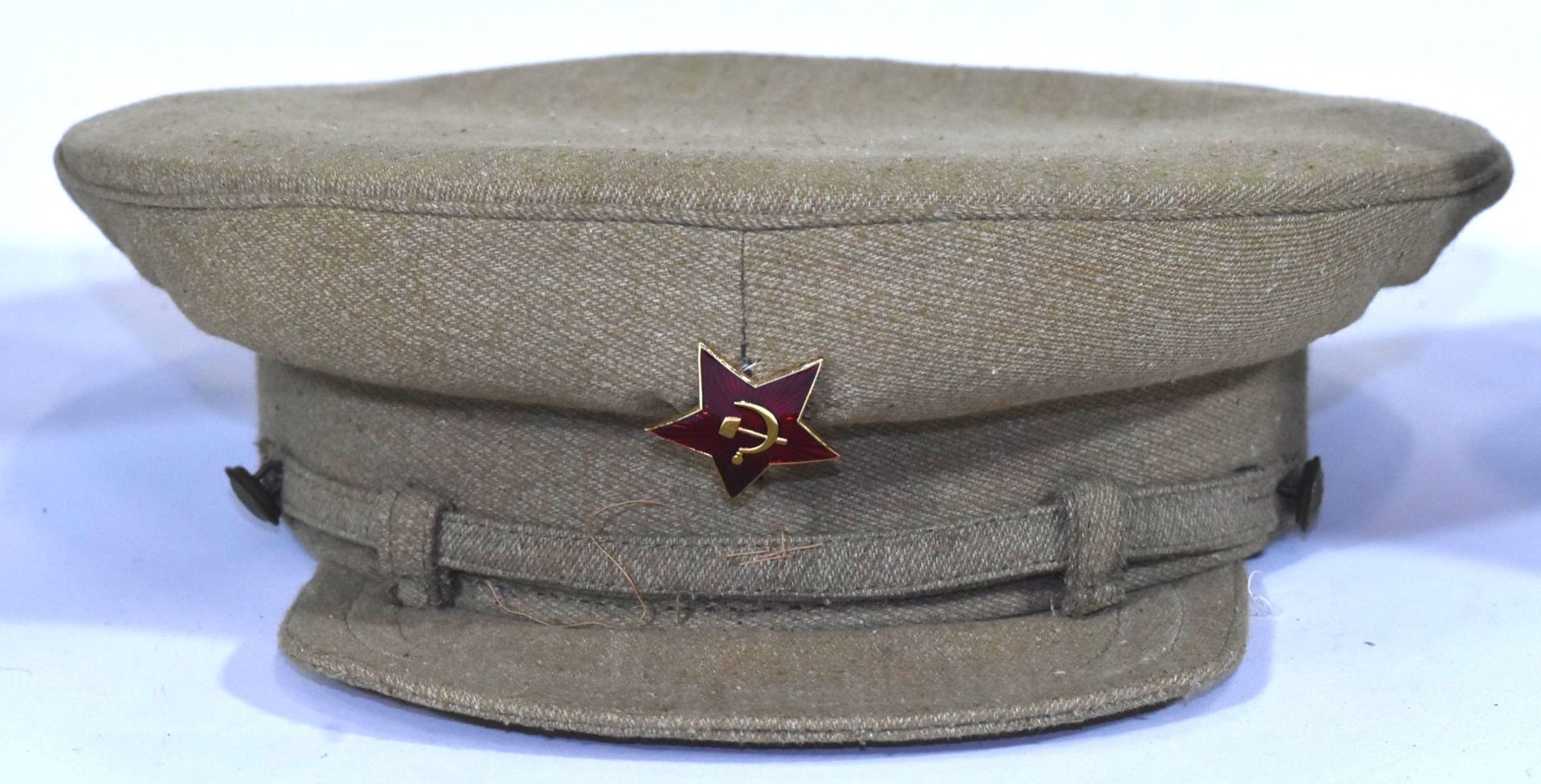 COLLECTION OF VINTAGE POST WAR RUSSIAN MILITARY CAPS - Image 5 of 6