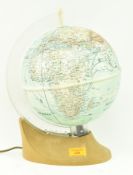 RETRO WEST GERMAN REVOLVING DESKTOP GLOBE LAMP