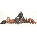 COLLECTION OF RE-ENACTMENT MEN & WOMEN BOOTS & SHOES