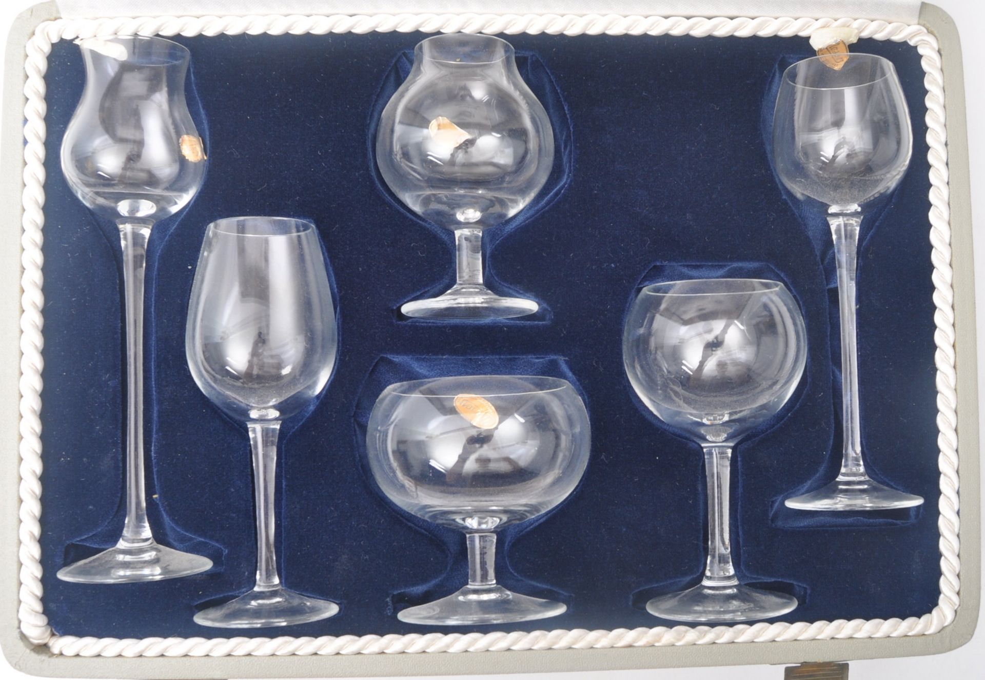 MOSER'S PRAHA GLASS - RETRO MINIATURE SNIFTER GLASSES - Bild 5 aus 8